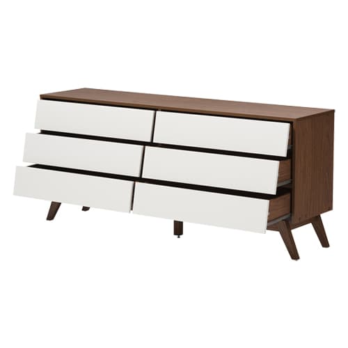 Baxton Studio Hildon 6 Drawer Dresser