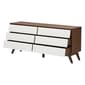 Baxton Studio Hildon 6 Drawer Dresser - image 4