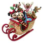 Jim Shore Disney Traditions Mickey Sleigh Christmas Figurine - image 1