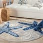 Nourison Aloha Starfish Print Round Rug - image 6