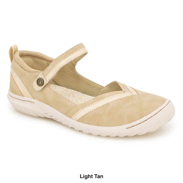 Womens JBU Raven Memory Foam Mary Jane Flats