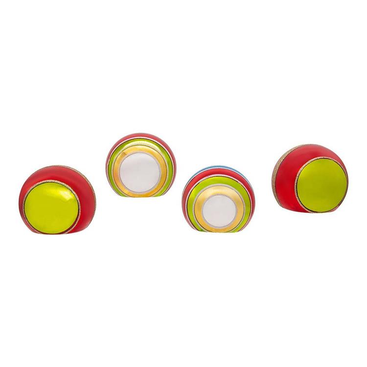 Kurt Adler 4pc. Early Years Glass Ornaments Set