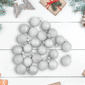 Northlight 24pc. White Mini Christmas Glass Ball Ornaments - image 1