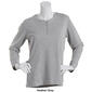 Womens Hasting &amp; Smith Long Sleeve Solid Henley Top - image 9