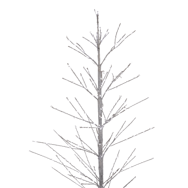 Northlight 4ft. LED Pure White Lights Birch Christmas Twig Tree