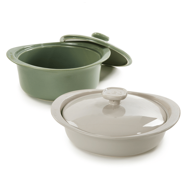 BergHOFF Balance 4pc. Stone Casserole Set With Stone Cover