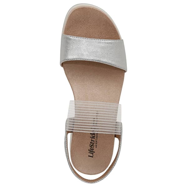 Womens LifeStride Zing Open Toe Wedge Sandals