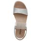 Womens LifeStride Zing Open Toe Wedge Sandals - image 4