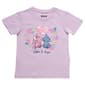 Girls (7-16) Disney Stitch & Angel Iridescent Heart Tee - image 2