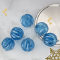 Northlight 6ct. Transparent Blue Rhombus Christmas Ball Ornaments - image 2