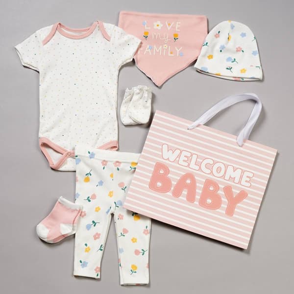 Baby Girl (NB-6M) baby views(R) 8pc. Love Family Hanging Gift Set - image 