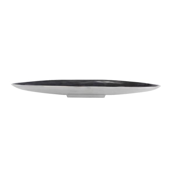 9th & Pike® Extra Large Oval Aluminum Boat Deocrative Tray