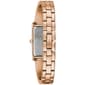 Womens Caravelle by Bulova Rosegold Bangle Watch - 44L264 - image 3