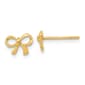 Gold Classics&#40;tm&#41; 14k Gold Polished Bow Stud Earrings - image 1
