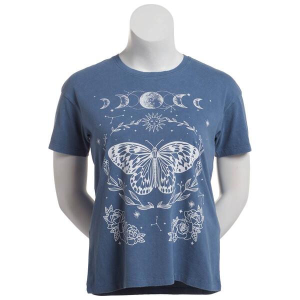 Juniors Attitude Not Included Celestial Metamorphosis Graphic Tee - image 
