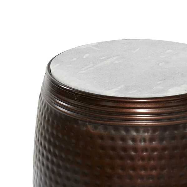 9th & Pike&#174; Marble Country Accent Table