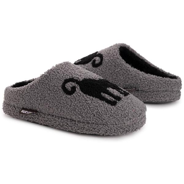 Womens MUK LUKS® Halloween Punch Needle Clog Cat Slip On Slippers