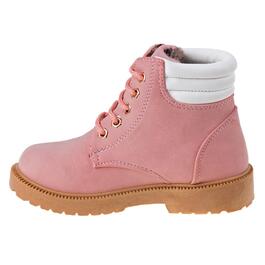 Little Girls Rugged Bear Lace-Up Boots