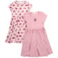 Girls (7-12) Emma & Elsa 2pk. Short Sleeve Cowgirl Dresses - image 1