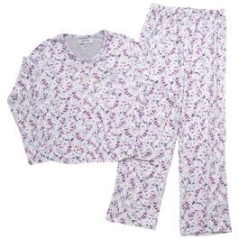 Womens Karen Neuburger Henley Wildflower Burst Pajama Set