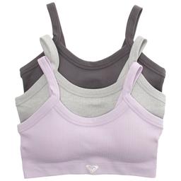 Womens Roxy 3Pk Ribbed Bralette - RX6570-3PKAC