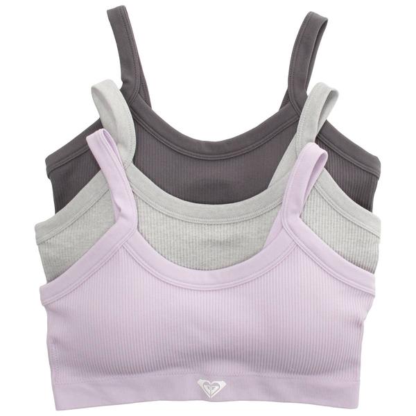 Womens Roxy 3Pk Ribbed Bralette - RX6570-3PKAC - image 