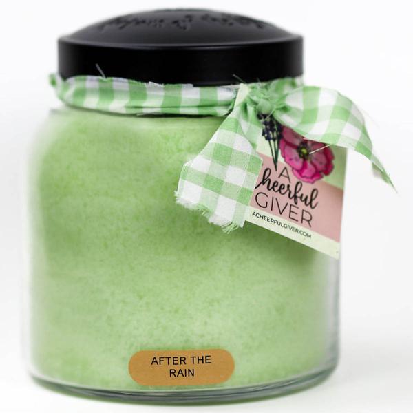 A Cheerful Giver(R) 34oz. After the Rain Papa Jar Candle - image 