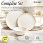 Sango Gansevoort 12pc. White Porcelain Dinnerware Set - image 2