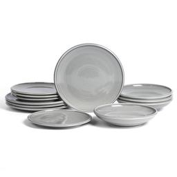 Earth & Clay Harmony 12-Piece Stoneware Dinnerware Set