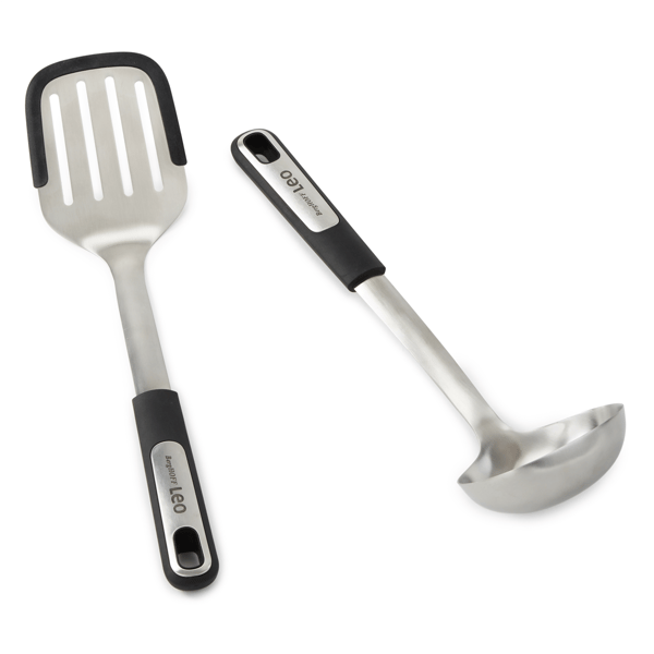 BergHOFF Graphite 2pc. Slotted Turner & Soup Ladle Set