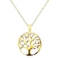 Accents by Gianni Argento Diamond Plated Tree of Life Pendant - image 1