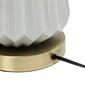 Lalia Home Classix 25in. Fluted Ceramic & Metal Table Lamp - image 2