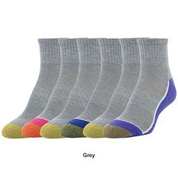 Womens Gold Toe® 6pk. Cushion Sport Quarter Socks