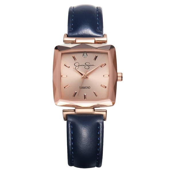 Jessica Simpson Rose Gold-Tone Diamond Accent Watch - JSD0003RG - image 