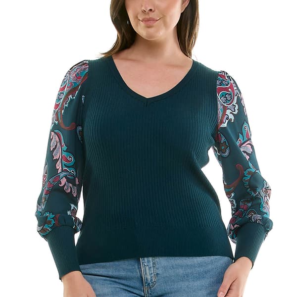 Womens Zac & Rachel Long Sleeve Sweater - image 