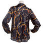 Juniors A. Byer Chain Portofino Button Up Blouse - image 3