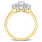 Gemstone Classics™ 10kt. Yellow Gold 1ctw. Moissanite Ring - image 4