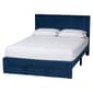 Baxton Studio Elora Modern Pleated Velvet Storage Queen Bedframe - image 2
