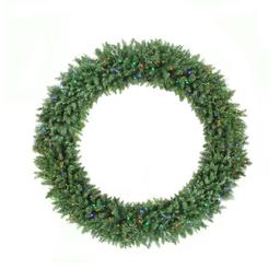 Northlight Seasonal 5ft. Pre-Lit Artificial Fir Christmas Wreath