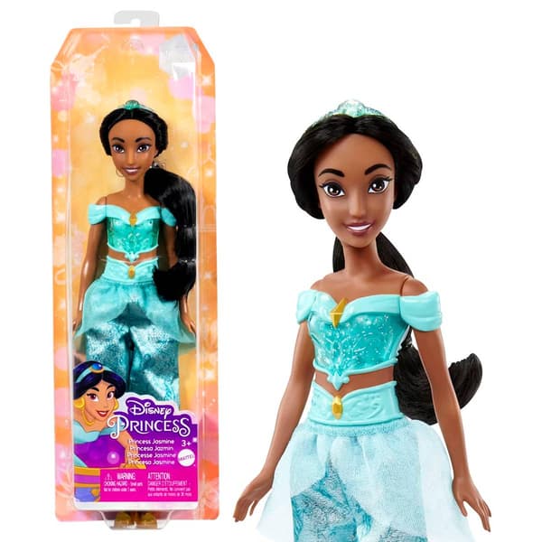 Disney Princess Jasmine Doll With Sparkling Fashion & Accessories