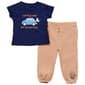 Baby Boy (12-24M) Quiltex Little Guy Big Adventure Pants Set - image 1