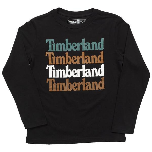 Boys &#40;8-20&#41; Timberland Long Sleeve Stacked Tee - image 