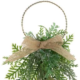 Northlight Seasonal Gold Bells Christmas Door Hanger w/ Bow