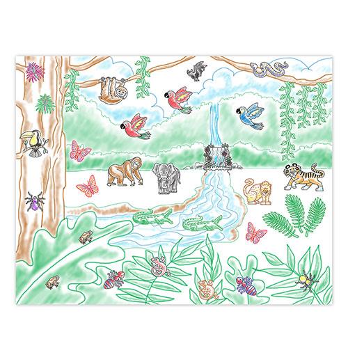 Melissa & Doug® Stamp-A-Scene-Rain Forest