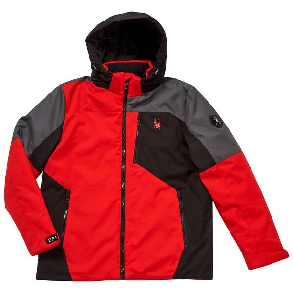 Mens Spyder Midweight Color Block Active Coat - image 