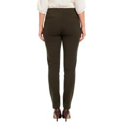 Plus Size Briggs Solid Elastic Waist Welt Pocket Pants