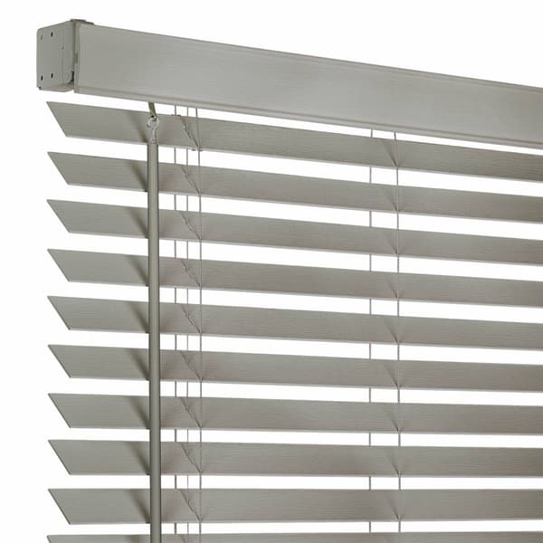 Achim Cordless GII Madera Falsa Faux Wood Blinds