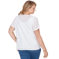 Plus Size Hearts of Palm Smooth Sailing Wavy Stripe Blouse - image 2