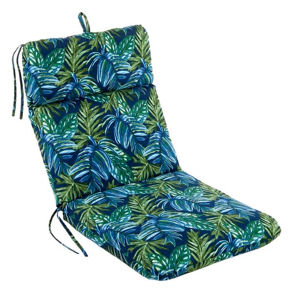 Jordan Manufacturing High Back Chair Cushion Tropical Leaf Boscov's