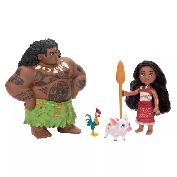 Disney 6in. Moana & Maui Petite Doll Gift Set - image 